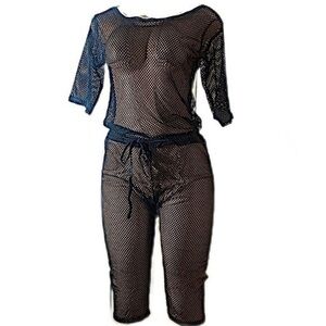 Capri romper coverup